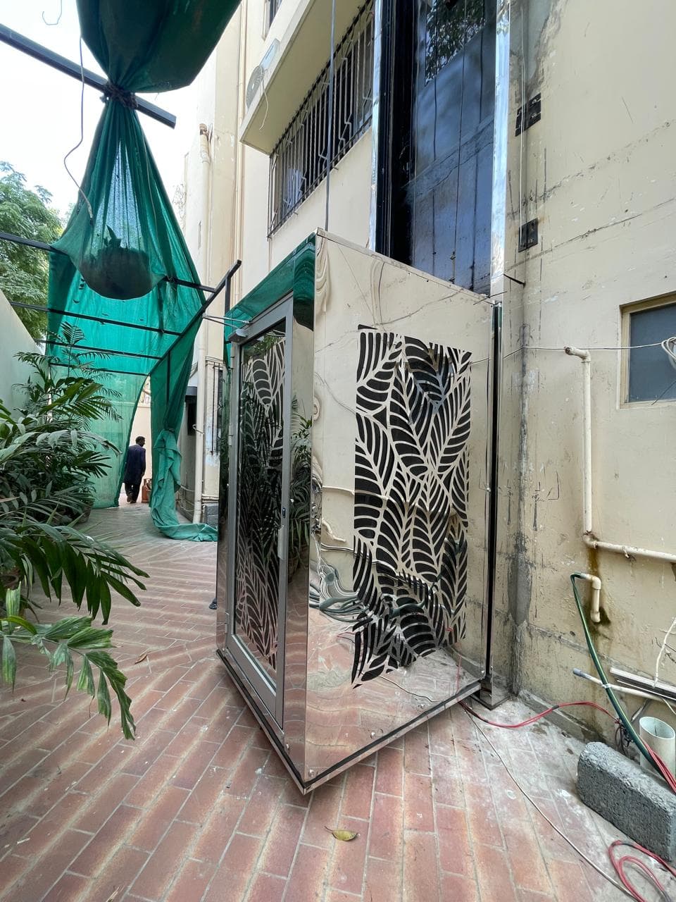Stainless Steel Cabin Lift Installation at DHA Phase 5 Karachi